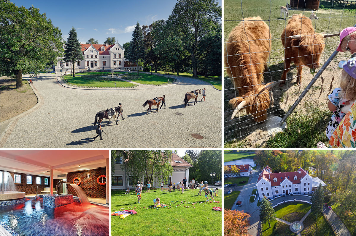 Wakacje w Polsce - Pałac Mortęgi