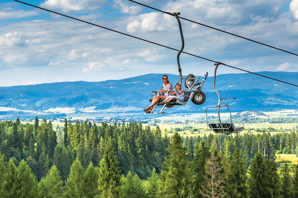 Hotel Bania, wyciąg na Kotelnicę w Białce Tatrzańskiej.